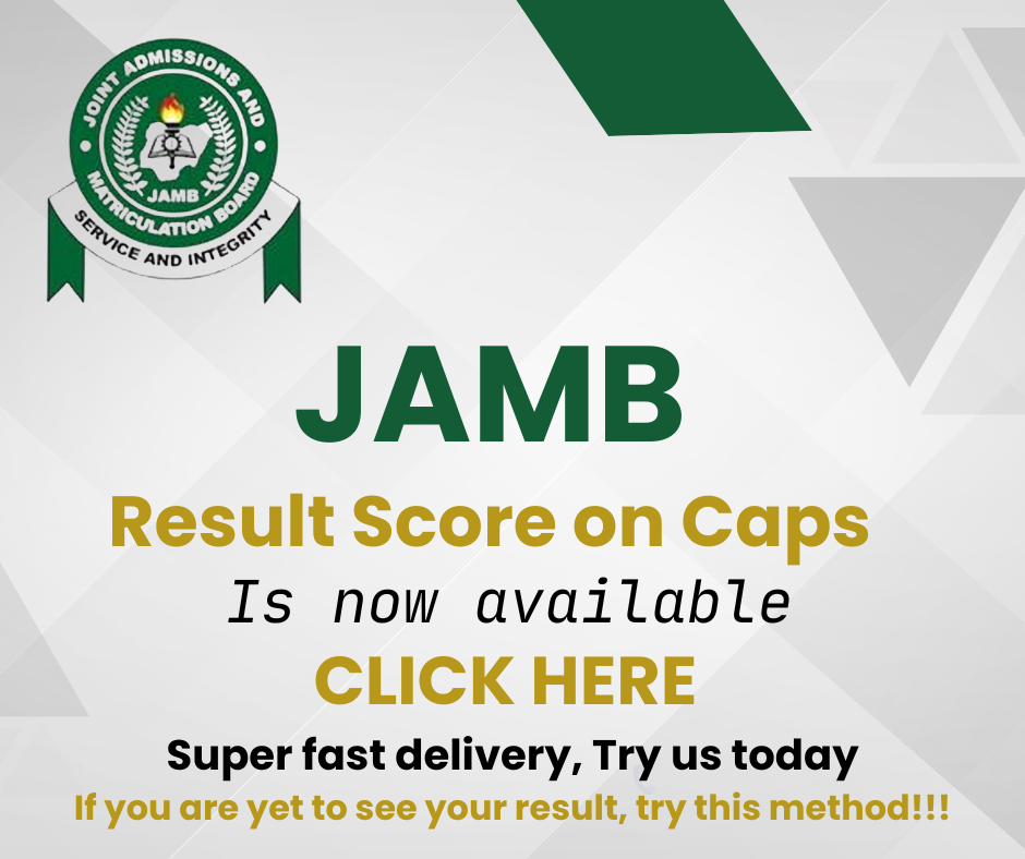 JAMB CAPS Notification