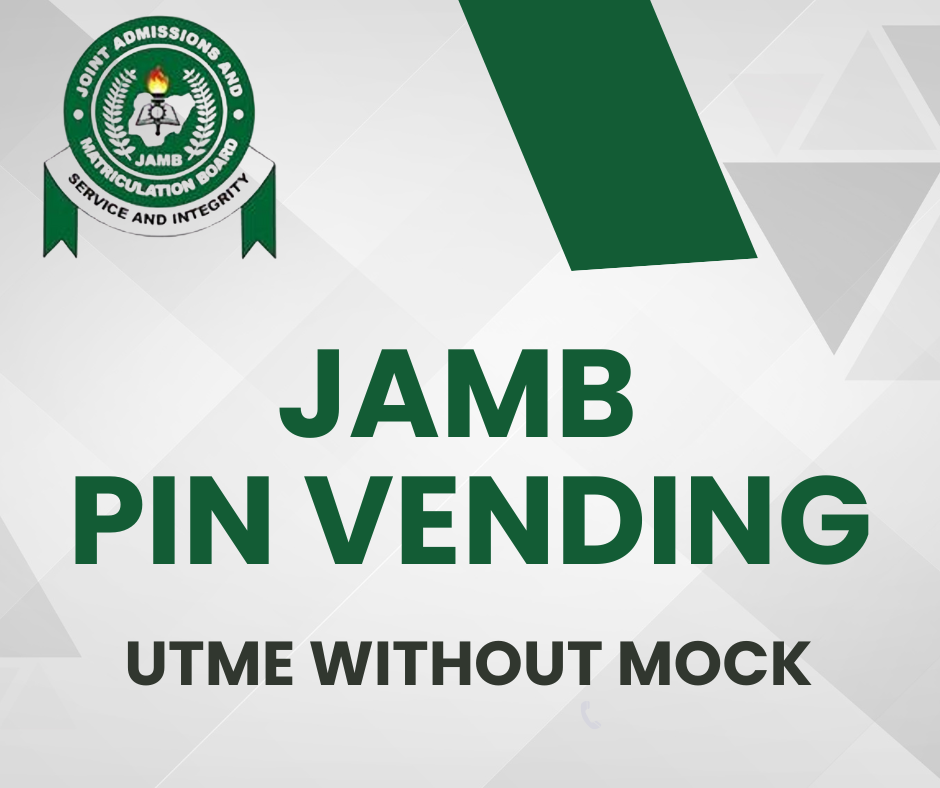 Pin Vending UTME (Without Mock)