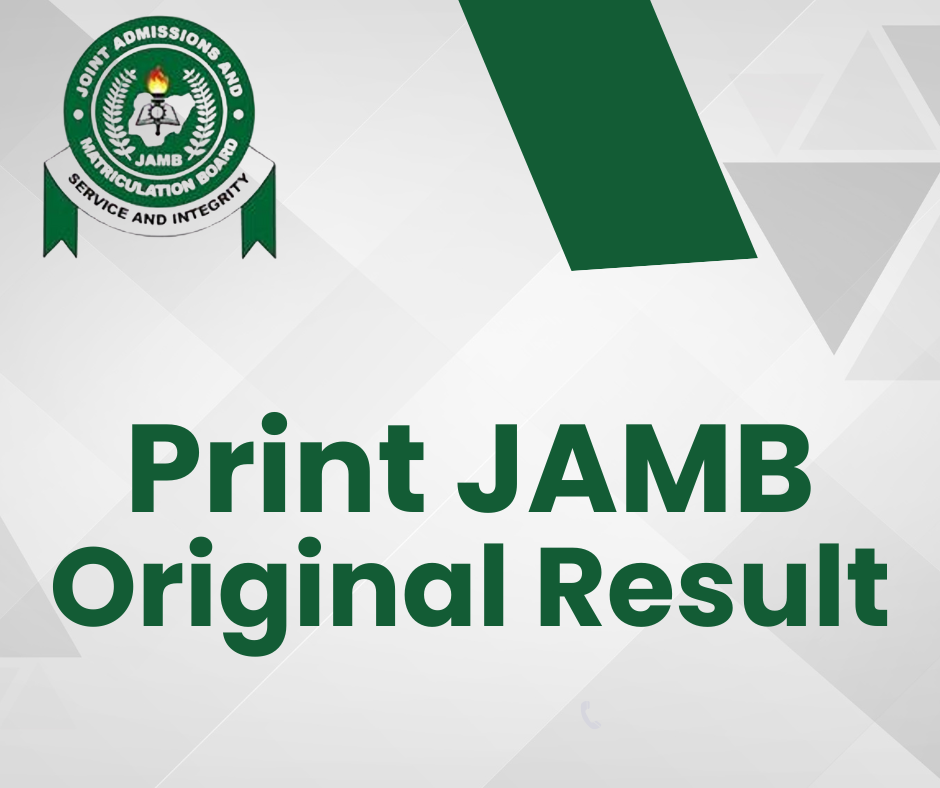 Print Original Results